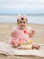 Ashley Madni - Cake Smash/Family Session - Santa Monica Beach